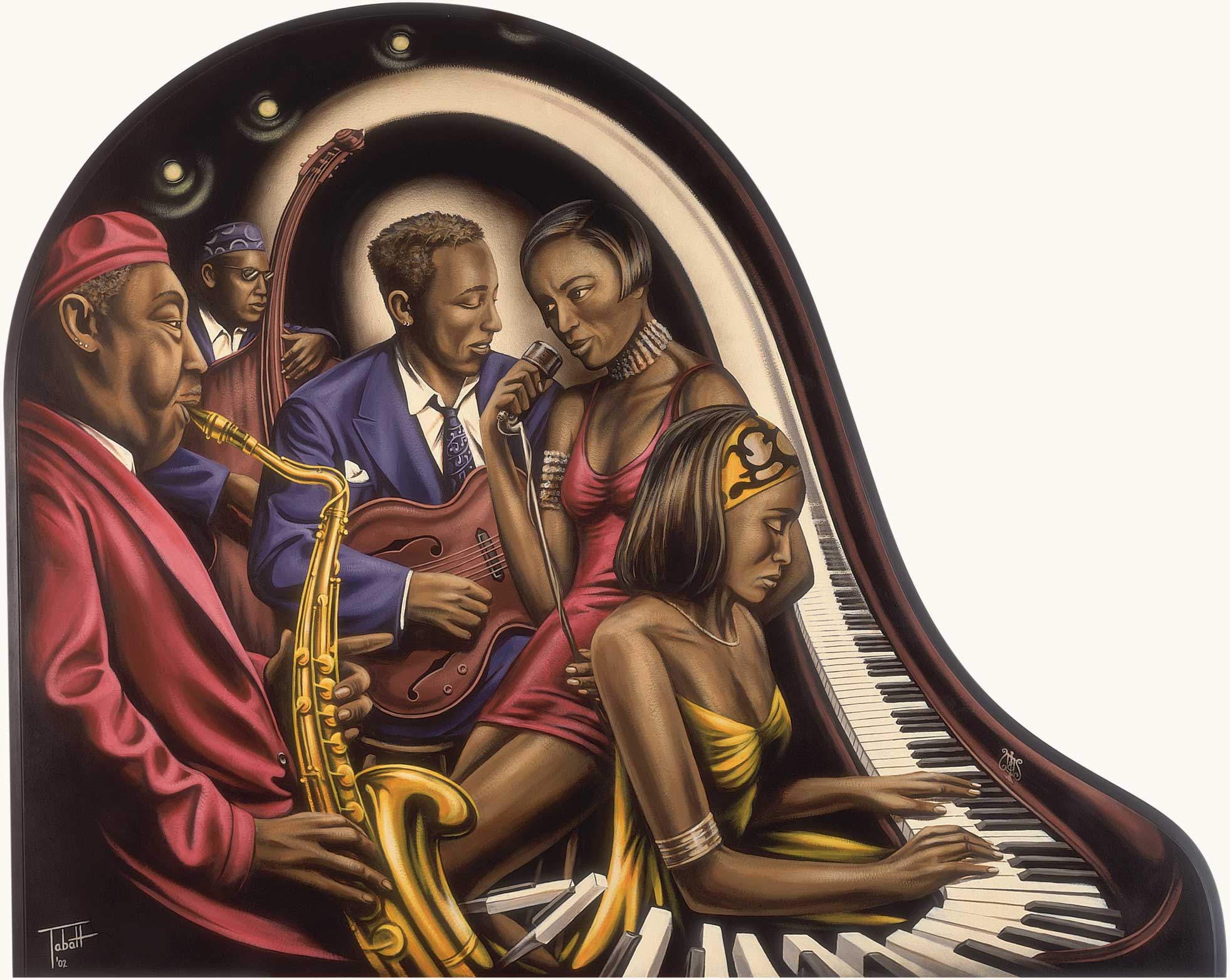African Soul : Soul sisters , Jazzband mit Sängerin und Klavierspielerin , Uwe Tabatt