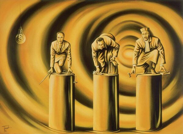 Law and Order : Pole position , Justitia Anwalt und Richter in Startposition , Uwe Tabatt